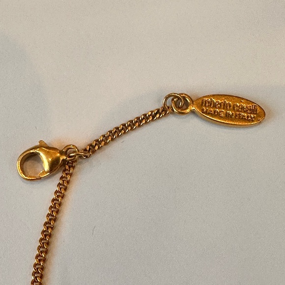 🆕 Roberto Cavalli Women Chain Adjustable Anklet Braclet Anchor and Wing - Picture 4 of 8